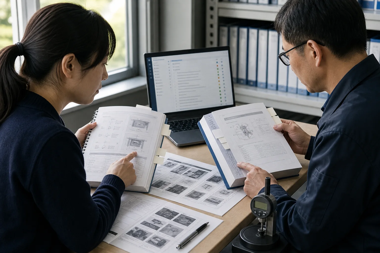 技术文档人员对照两版产品手册和网页引用位置